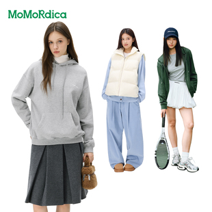 【所有女生的衣橱直播间】Momordica连帽卫衣/无袖马甲/卫衣外套
