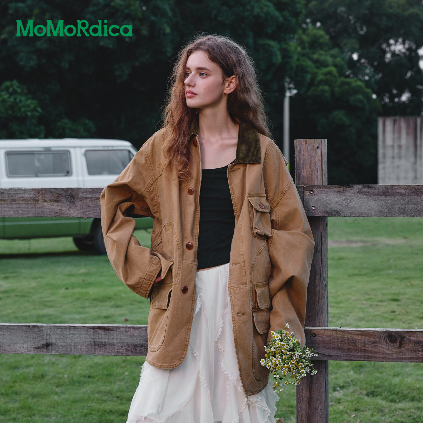 Momordica美式工装夹克