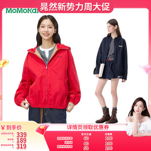 迷你裙 Momordica连帽休闲外套 翻领休闲外套 晁然推荐