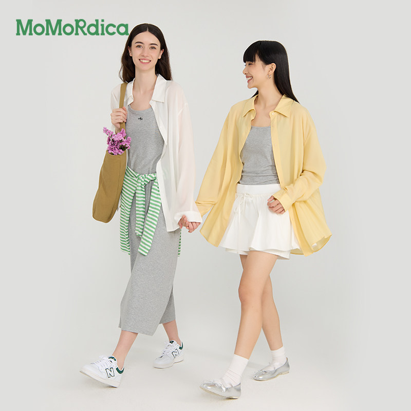 【清仓】Momordica2025夏季新款莱赛尔亚麻长袖衬衣通勤