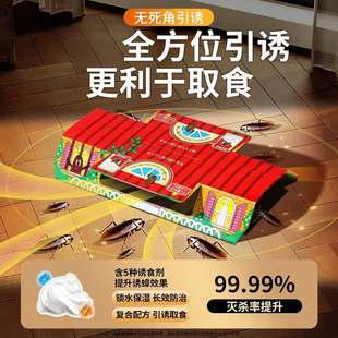 日本技术蟑螂屋小强恢恢蟑螂药非全窝捕捉贴强力粘小屋端家用厨房