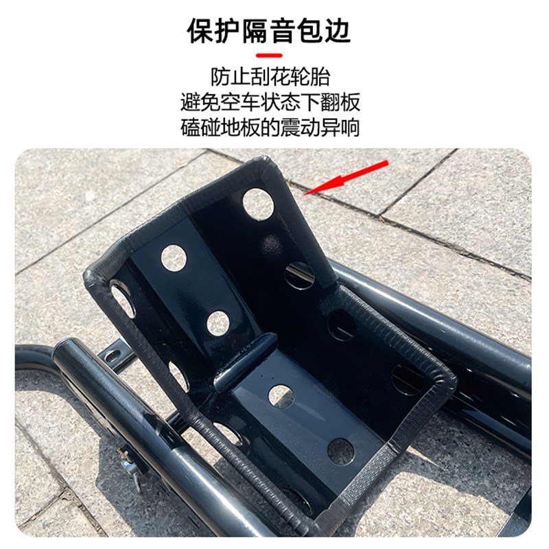 摩托车拖车限位器车轮夹轮胎固定支架摩托轮胎支撑架驻车夹胎器