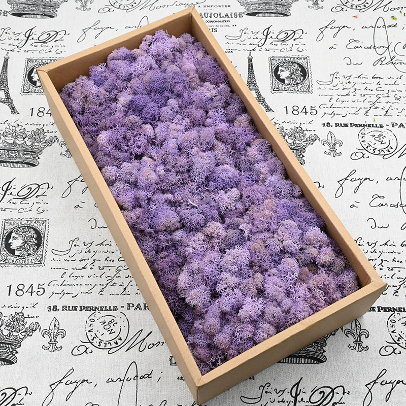 幻花永生花苔藓500克蓬松青苔花材材料包diy干花装饰植物墙花墙