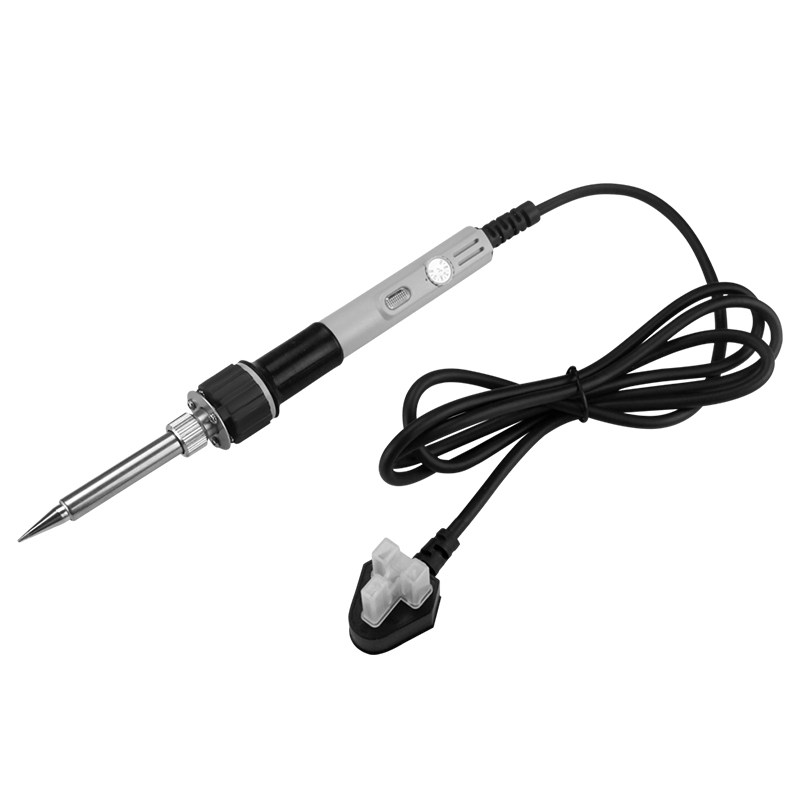 黄花维修焊接大功率电烙铁工具可调恒温马蹄形平头刀头型100W200W