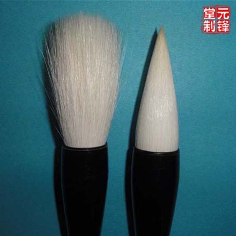 小京抓 羊毫兼毫抓笔毛笔 对联榜书国画泼墨荷叶国画笔行草书斗笔
