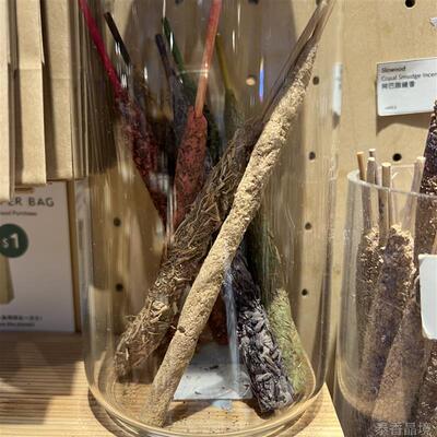 香港slowood手工天然线香香薰棒沉香薰衣草玫瑰龙血西藏花净化