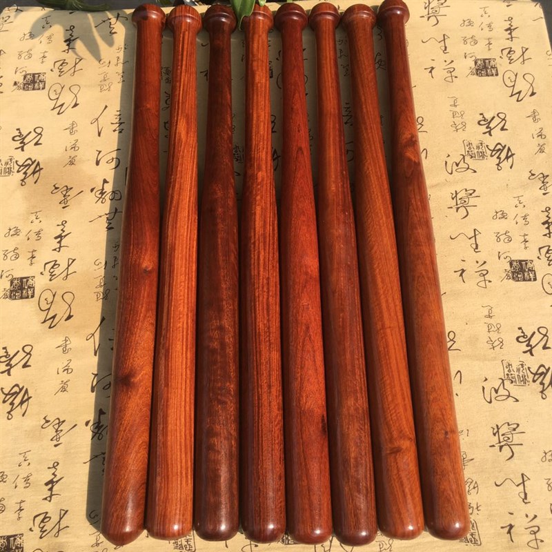 红木棒球棍防身棍实心红木棒球棒花梨木棒球棍实木硬木棒球杆木棍