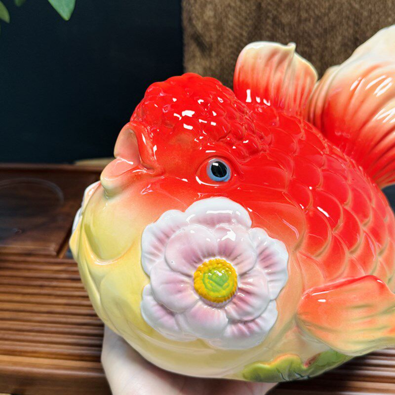采购产品花,水和木搪瓷陶瓷鱼装饰品,茶几装饰品,客厅电视柜,新的