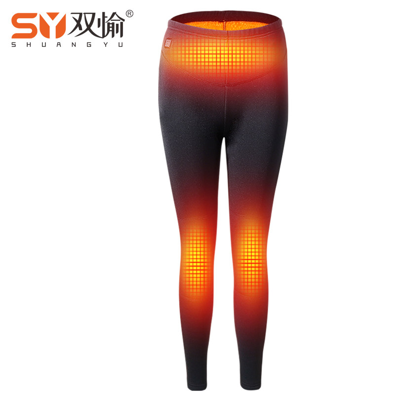 发热裤冬季防寒充电加热衣服男智能全身保暖内衣套装女士电热裤子