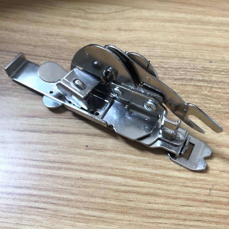 老式家用缝纫机通用锁边压脚蝴蝶飞人老式拷边器锁边器脚踏缝纫机