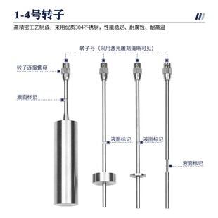 上海束句粘度计转子01234号SNB数显旋转NDJ-1/4/5S/8S/9黏度计