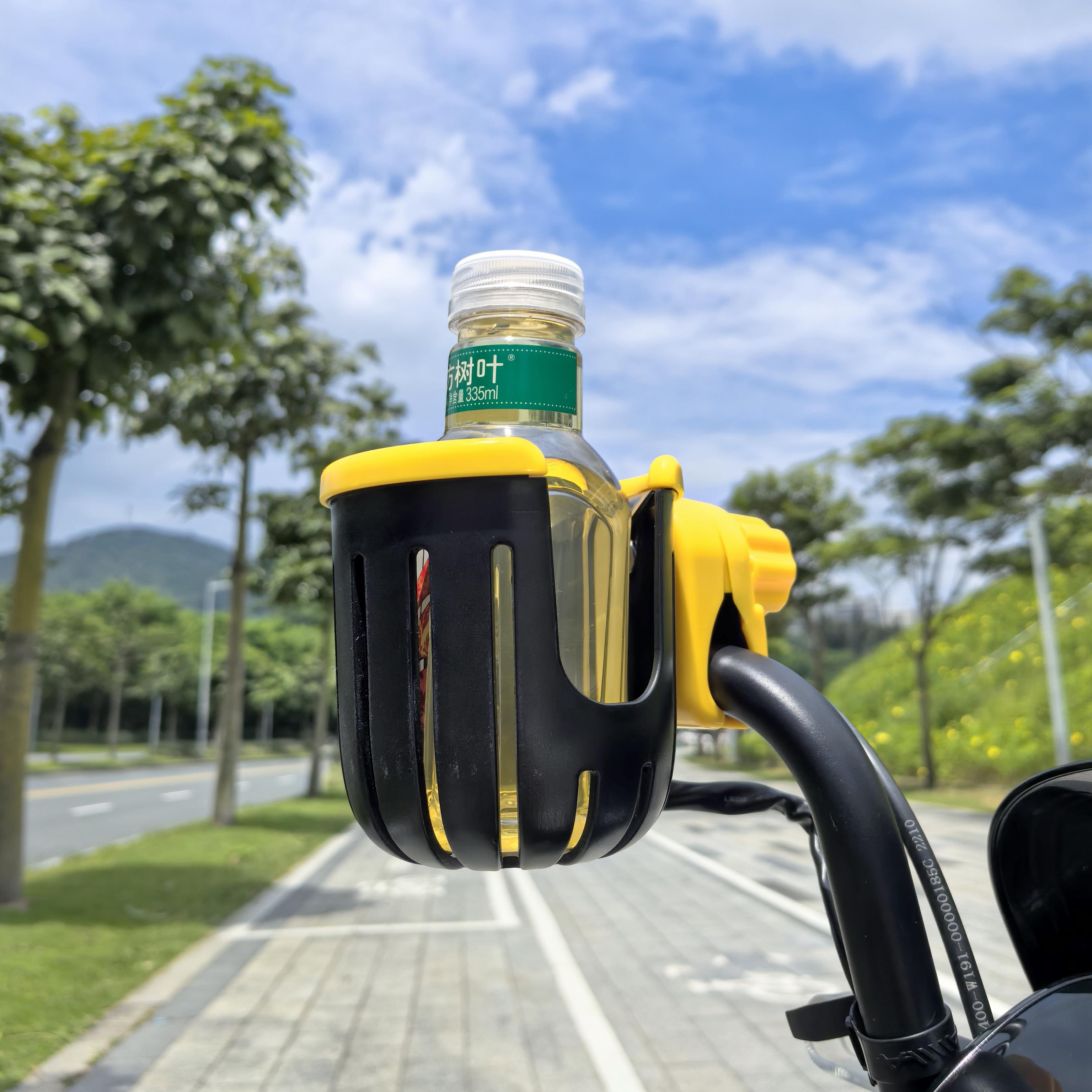 电动车水杯架自行车奶茶饮料支架摩托车外卖骑手电瓶车通用置物