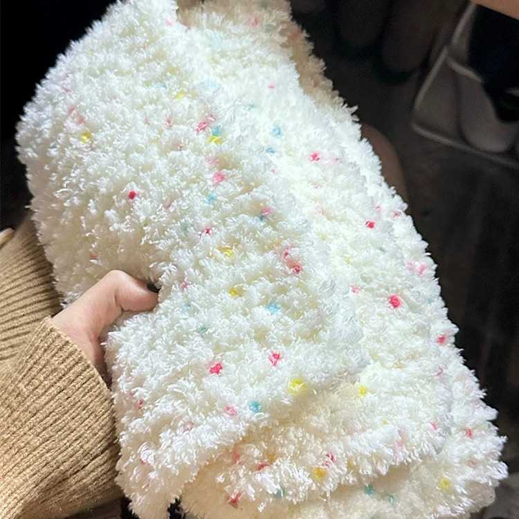 围巾手工diy毛线编织神器珊瑚绒冬季手混线围脖材料包自制送女生