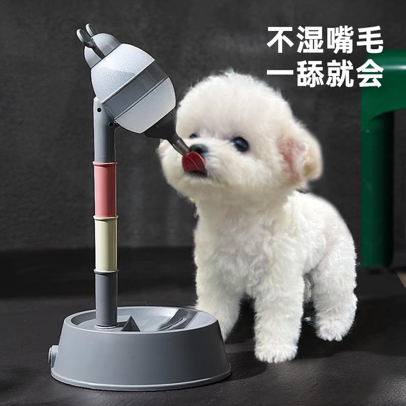 比熊专用喝水器不湿嘴小狗狗幼犬生活用品饮水机自动饮水器喂食碗