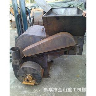 加厚型全自动饲料粉碎机饲料机械秸秆粉碎机沙克龙自进料粉碎机