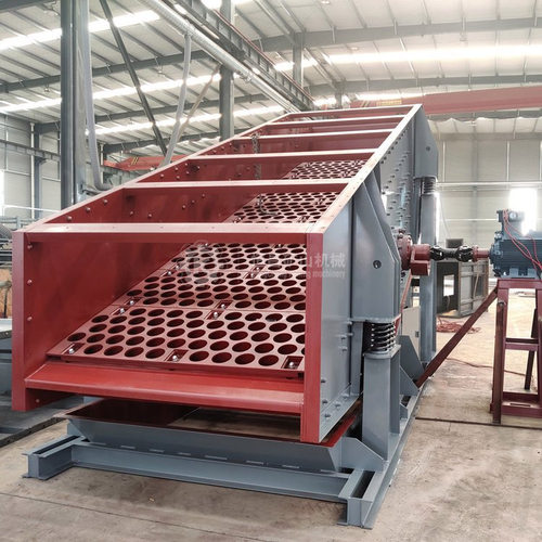 大型双轴震动筛YA2448型日产2000吨 锰钢冲孔筛网耐磨 江西恒宏厂