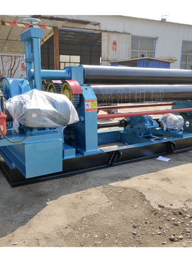 不锈钢板液压自动卷板机 25厚钢板卷板机 全自动三轴卷圆机