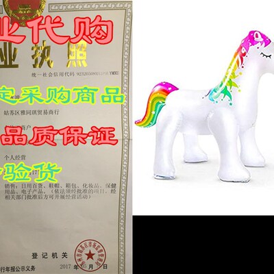 极速Lovinouse Large Inflatable Unicorn Yard SprinklXer, Gian