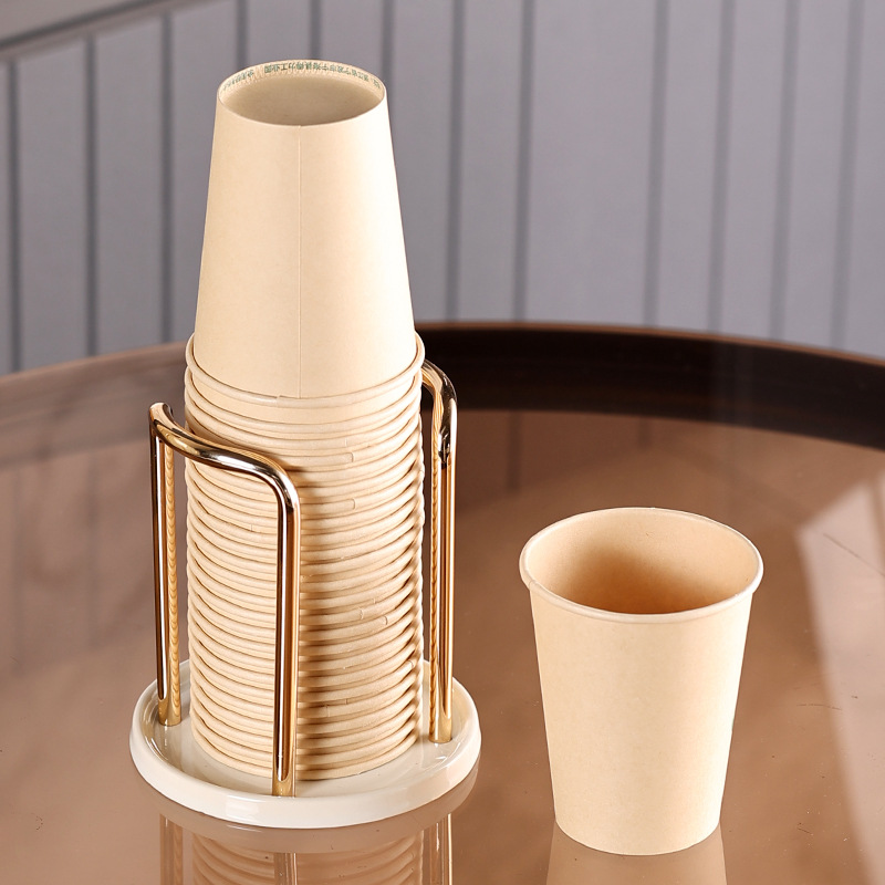 极速轻奢纸杯架取杯器q一次性杯子饮水机咖啡奶茶水杯置物架桌面