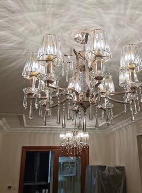 极速透光奢华灯罩外壳恒大客厅吊灯替换Ee14水晶灯罩e27壁灯台灯