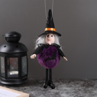 极速Halloween Dolml Pumpkin Ghost Witch Pendant Scary Gift D