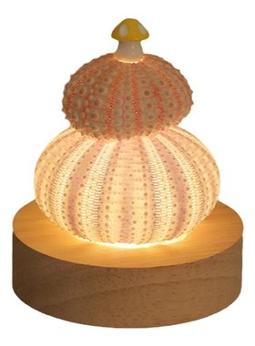 极速蘑菇贝壳海胆k小夜灯桌面摆件房间装饰品实用生日礼物女送女