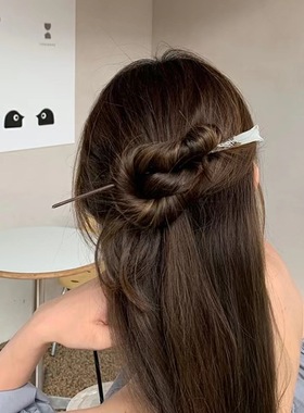 极速Ancient style magnolia hairpin simple stOep shake Hanfu