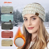 Knitting WWomen Woolen Winter 极速Wide Ear Headband Warm Thi