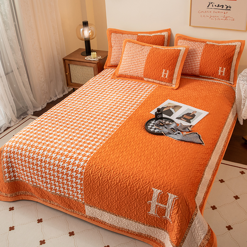 极速牛奶绒床盖单k件绗缝宝宝绒加厚炕盖珊瑚绒榻榻米冬季双人床