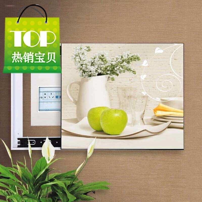 极速画j戈 电表箱装饰画盖电箱电盒配电箱压掀式电源开.关总闸盒