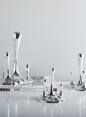 极速现代轻奢水i滴状创意抽象雕塑摆件样板房售楼处设计师软装饰