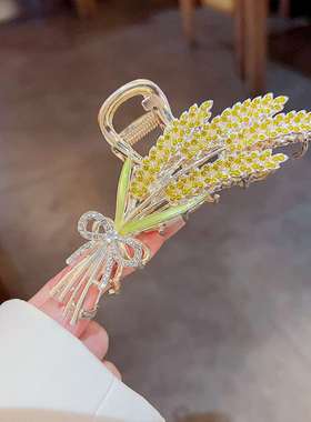 极速New Wheat Ears Hair Clip HAeadwear Grab Clip Large Shark