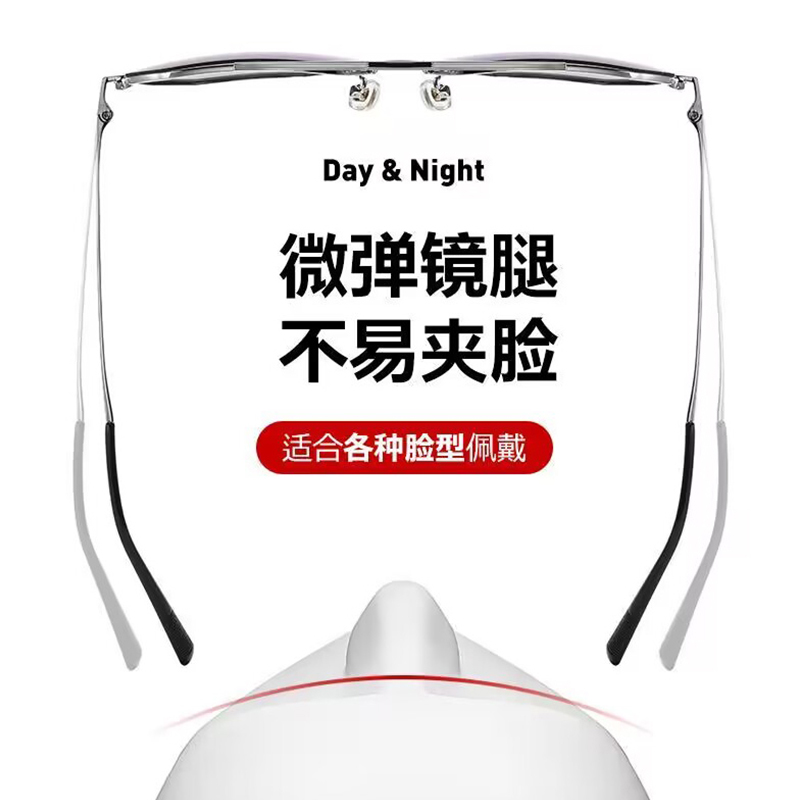 速发太阳眼镜男士防晒偏光遮阳抗UV开车钓鱼级感时尚尼龙镜片太