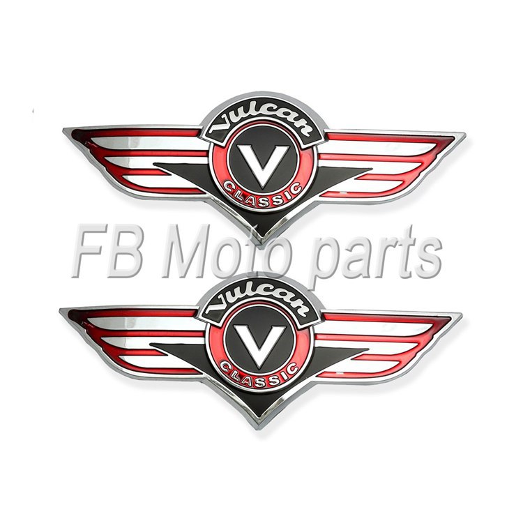 极速适用川崎Vulcan火神qVN400/500VN800/1500油箱标油箱贴花立体