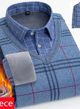 极速High Qualityl Men's Winter Fleece Warm Pullover Clas