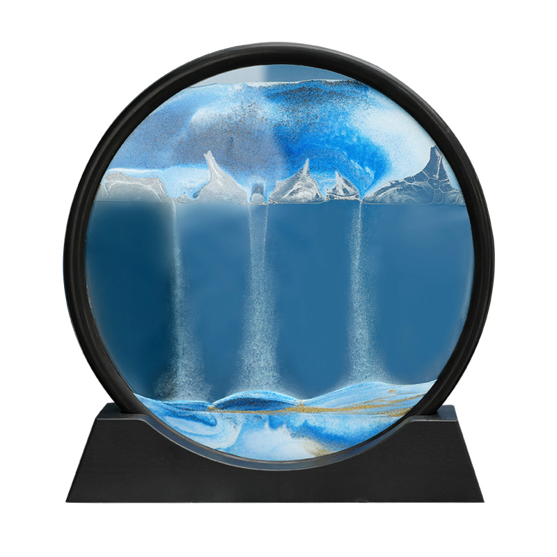 极速创意解压g流沙画摆件客厅电视柜酒柜办公室沙漏装饰品新居乔