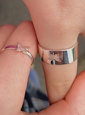 极速Roack Hiphop Chain Rings Multi-layer Adjustable Open Fin