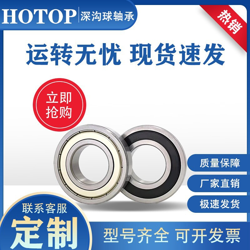 哈尔滨鸿通电机轴承6206 6207 6208 6209 6210 6211ZZ/2RZ