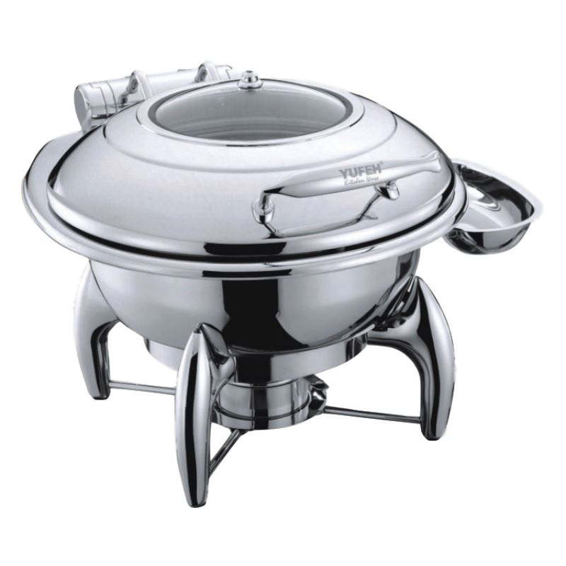YUFEH宇辉 10系列圆形酒店自助餐保温炉布菲炉 四式开盖 厂家直销