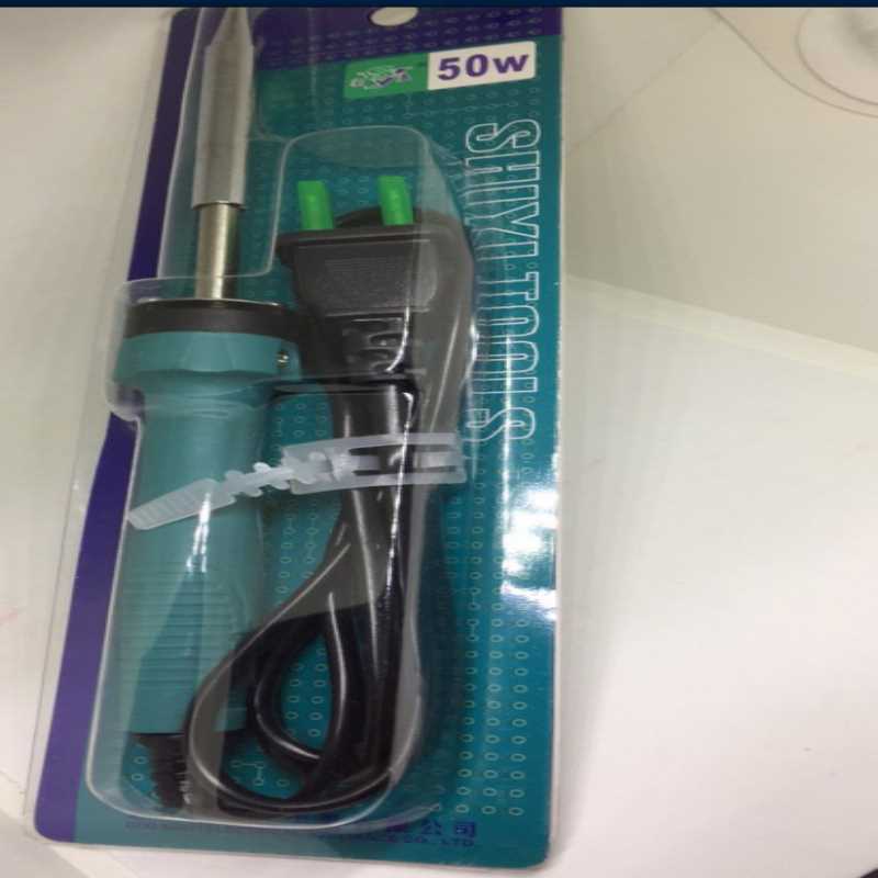 实益牌纯铜头锡焊电烙铁 内热式陶瓷芯焊铁焊接工具35w50w