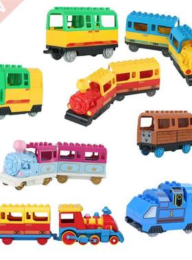 极速Big Building Blocks Trvack Electric Train Car Trailer Bo