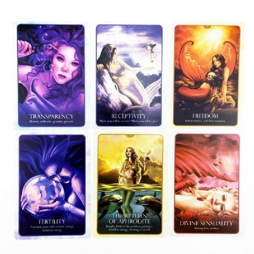 极速Oracle of the Mermaids 45-Card Deck Magical MeWssages of