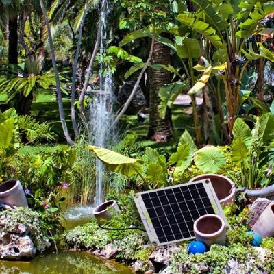 极速10W Solfar Water Pump Set 12V Water Fountain System Sile