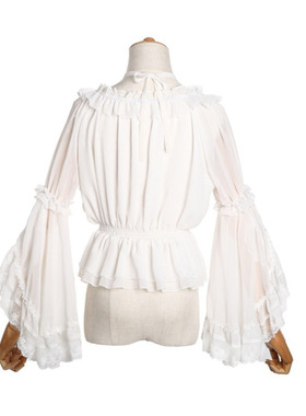 极速2022 Chiffon Lolita Lace Blouse Strap Under ShUirt Halte