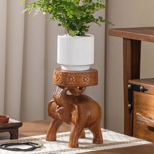 极速创意室内客h厅桌面小花架飘窗台多肉花架子阳台花盆架实木大