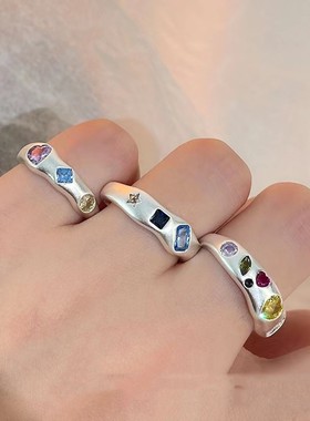 极速indbex finger ring opening adjustable ring year new mode