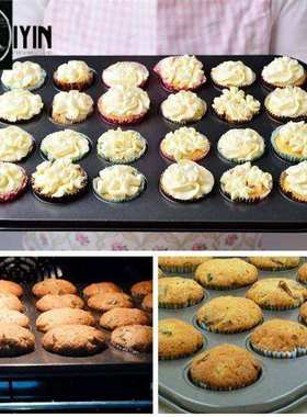 极速Nonstick Cupcanke Baking Tray Muffin Cake Mold Bakeware