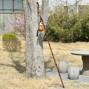 极速大漆手工筇竹拐杖登山防身文人杖男女徒步登山杖W棍竹根文玩