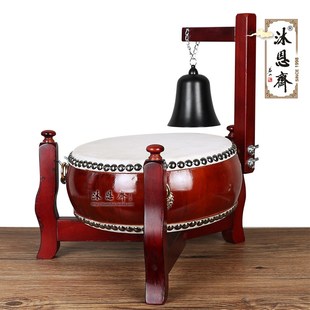 极速台湾牛皮小扁鼓折叠三脚x铃鼓架帝钟法鼓木架佛堂道场用品法