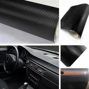 极速30cmx127cm 3D Coarbon Fiber Vinyl Car Wrap Sheet Roll Fi